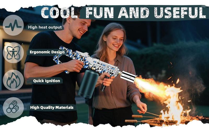 ARTFLAMM Powerful Propane Torch Gun, Multi-use Torch With Adjustable Flame, Blow Torch for Campfire, Fire Pit Starter, Fun Gift (Propane Tank Not Included) ARTFLAMM Powerful Propane Torch Gun, Multi-use Torch With Adjustable Flame, Blow Torch for Campfire, Fire Pit Starter, Fun Gift (Propane Tank Not Included)