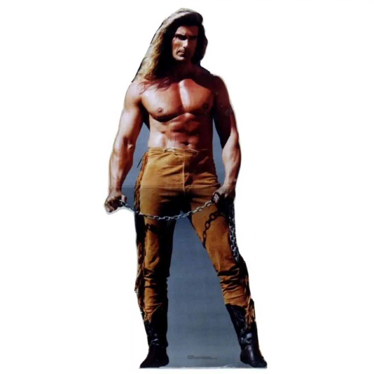 212 MAIN Full-Length Solid Fabio Cardboard Stand-Up Cutout - 76x34 in, Stands Alone, Wall-Mounted Wall Decor Home Supplies with Advanced Graphics