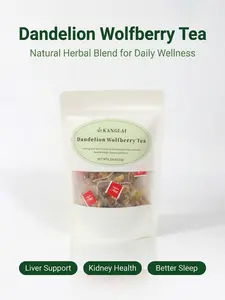 Dandelion  Wolfberry Tea - a Natural Tea that Nourishes the Liver and Kidneys, a Traditional Healthy Tea for Men and Women, 120g Natural Ingredients Individually Packaged Organic Thyme Lung Detox Tea