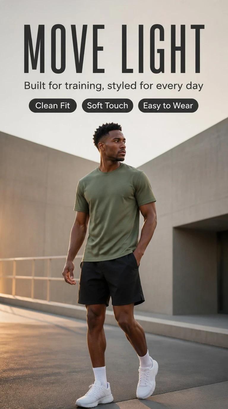 5 pcs men’s quick-dry short-sleeve T-shirts for casual sports—running, fitness, outdoor activities—available in various colors; comfortable and stylish yoga/fitness activewear workout short sleeves