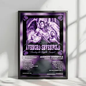 Avenged Sevenfold "Sounding The Seventh Trumpet" Album Cover Poster - with Complete Tracklist - NO FRAME