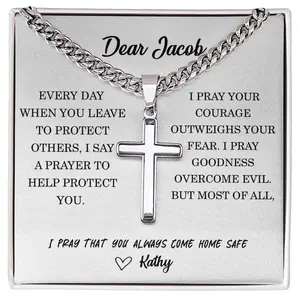 Police Cross Necklace