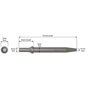212 MAIN AJX-A961 JP SK Tapered Punch - Industrial Hardware for Cycling, Sports & Outdoor Leisure Equipment