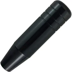 5" Heavy Weighted Shift Knob, Aluminum Alloy Car Gear Lever Stick Shifter Handle Fit Most Automatic Manual Vehicle (Black)