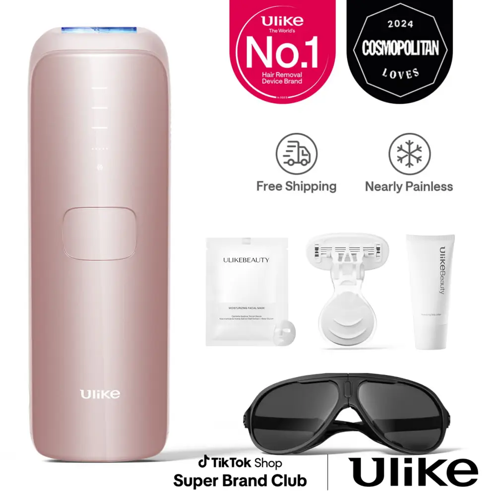 Ulike Air 3 At-Home Laser IPL Hair Removal Device with Sapphire Cooling Technology for Women & Men - White, 90% Hair Reduction in 4 Weeks