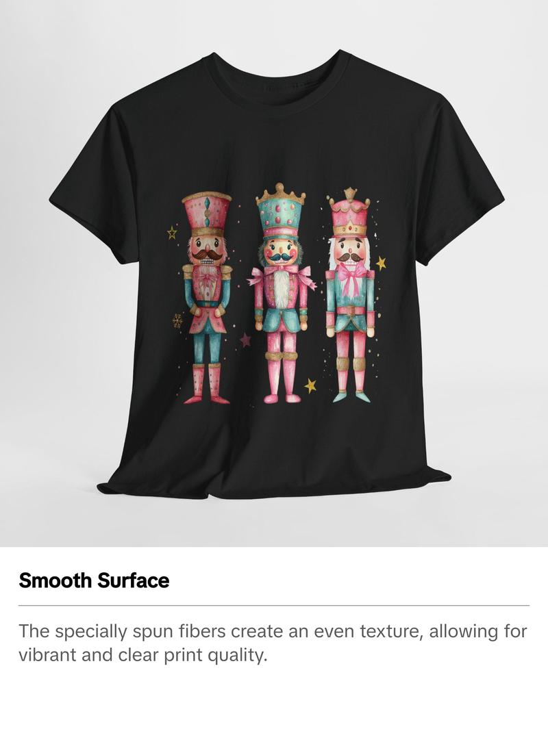 PINK NUTCRACKER CHRISTMAS UNISEX TSHIRT