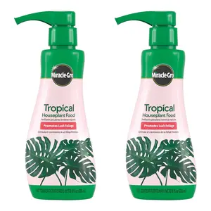 Tropical houseplant food liquid fertilizer for tropical houseplants 8 fl oz