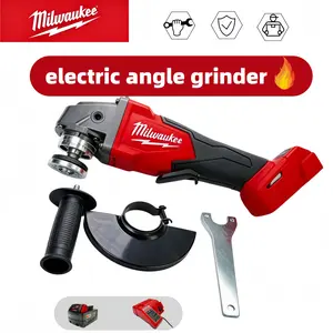 Milwaukee Cordless Angle Grinder for Flat Head, metal grind Steel, Tile & Fabrication Work, 18V 125mm Power Tool with High Speed Grinding, Safety Guard & Ergonomic Grip
