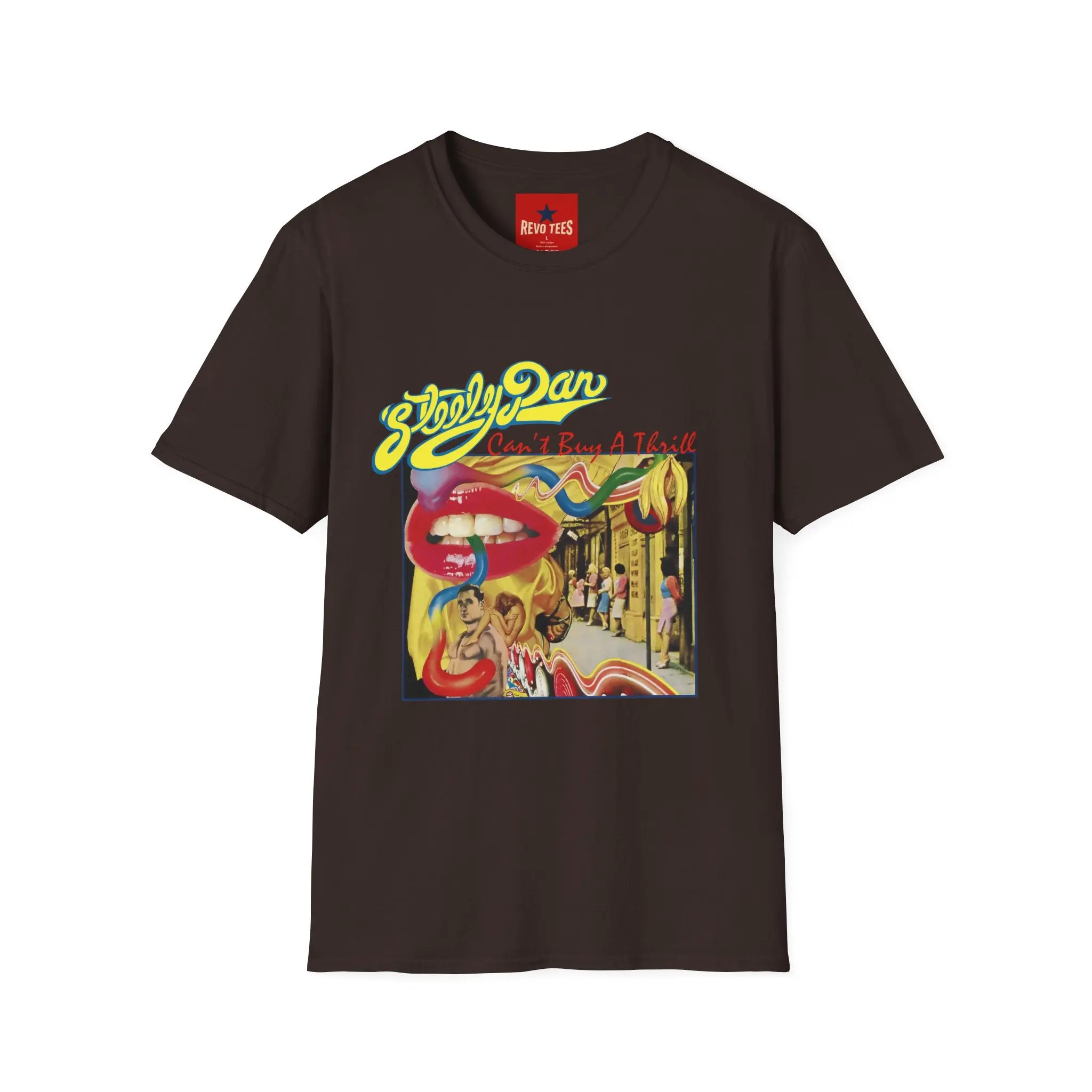Steely Dan "Can't Buy a Thrill" Retro Album Art T-Shirt
