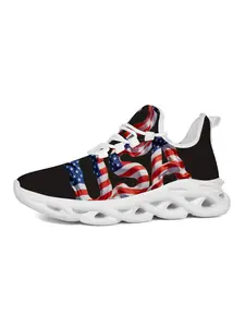 Exclusive Recommendation American Flag Sneakers, Unique Print Showcases Personal Style, Classic Versatile Design for Festive Parties & Daily Use, Casual