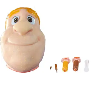 Realistic Pimple Popping Toy for Adults - Satisfying Blackhead Plucking Nose Simulator, Silicone Acne Squeeze Fidget Toy with Tweezers, Stress Relief Gift for Skin Pickers, Pick Pad Alternative