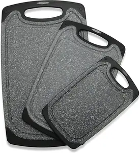Kitchen Cutting Board (Set of 3),Professional Chopping Boards Sets,Dishwasher Safe Cutting Boards With Juice Grooves & Carrying Handle & No BPA