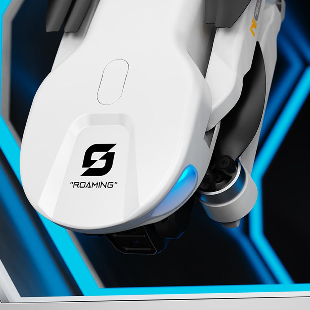 Drone with 4K  Dual Camera for Beginners, 1500m / 4921ft Long Range, Large Remote Screen & Body LCD Display, Brushless Motors, Optical Flow Stability, 2 Batteries Included