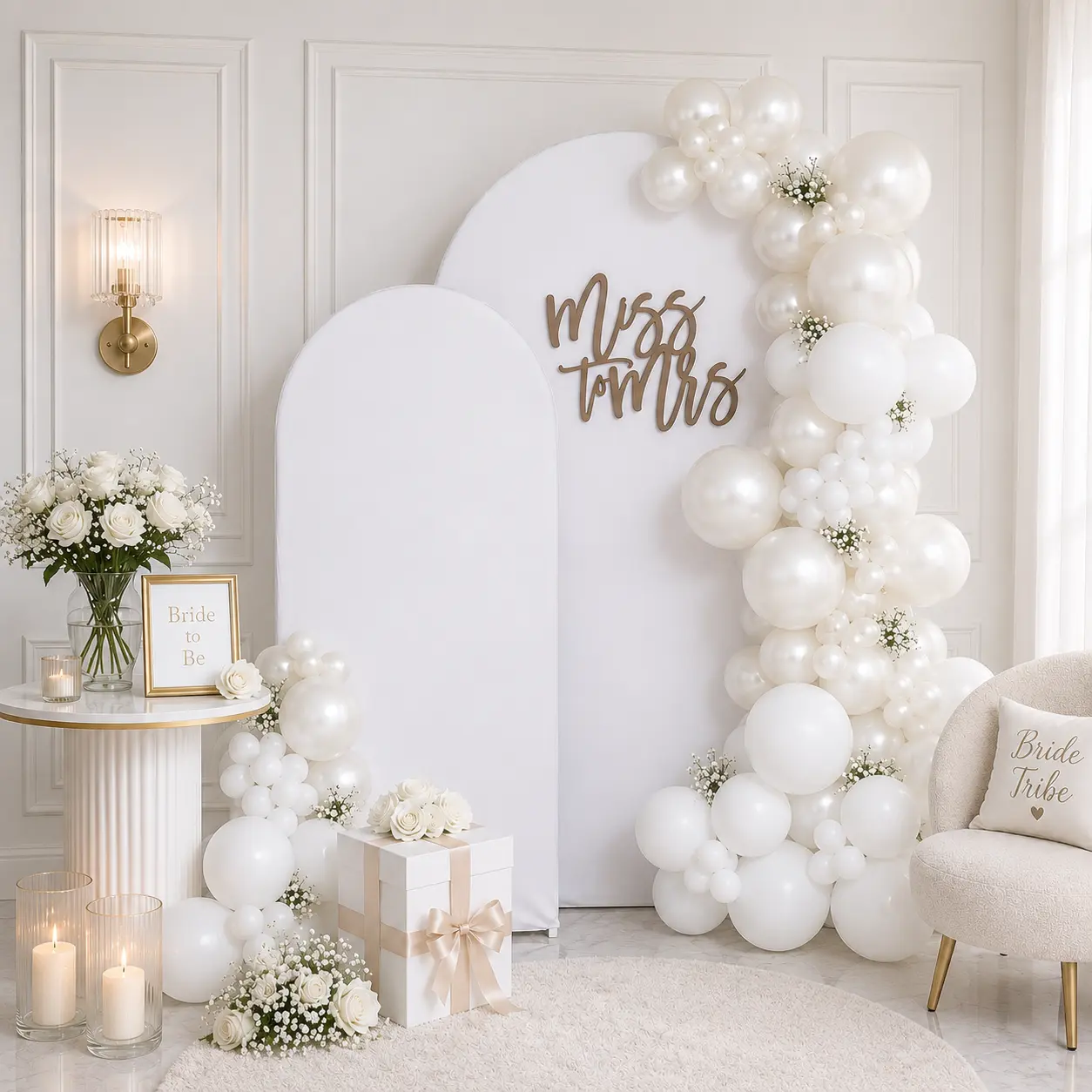 Pearl Essence Balloon Garland 3-in-1 Kit