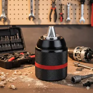 Professional Keyless Metal Drill Chuck Set, hex Shank Impact Screwdriver Bits, Core Drill Bits, Quick Change Adapter, Durable Tool Kit for Auto Maintenance, Metalworking, Precision Tapping, High-Efficiency Power Tool Converters