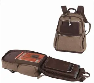 Preferred Nation P6524.Brn The Autumn Scan Express Computer Backpack, Travel Backpack, Fabric, Zip Backpack