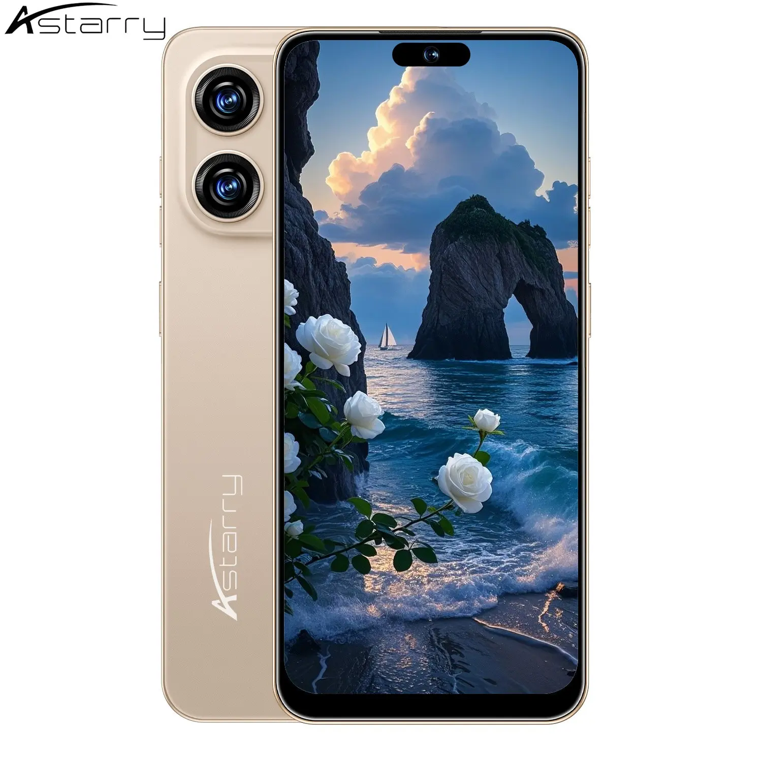 Astarry- smart phone, Cell Phones, Cellphone, 6.93-inch screen, dual SIM dual standby, 5+13MP HD pixels, eight nuclear processor, 4RAM+64GB, 4100 mA, 4G network, real fingerprint, Smartphone
