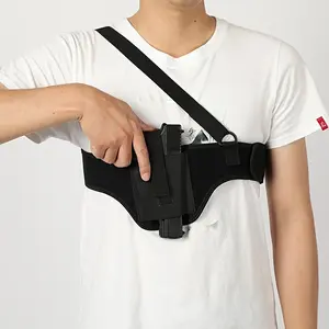 Tactical chest belt holster: shoulder hanging waist and underarm invisible holster, suitable for outdoor shooting waist bags,glock 43x holster,holster,glock 19 holster