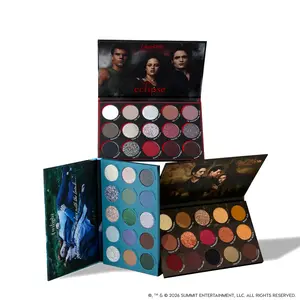 ColourPop x The Twilight Saga Eclipse Forever Eyeshadow Palette Set - 3 Limited Edition Palettes with 45 Shades & 5 Finishes for Vampy Looks