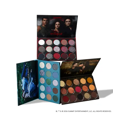 ColourPop x The Twilight Saga Eclipse Forever Eyeshadow Palette Set - 3 Limited Edition Palettes with 45 Shades & 5 Finishes for Vampy Looks