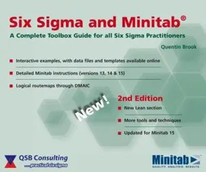 USED Book - Six Sigma and Minitab: A Complete Toolbox Guide for all Six Sigma Practitioners by Quentin Brook (Unknown) - english