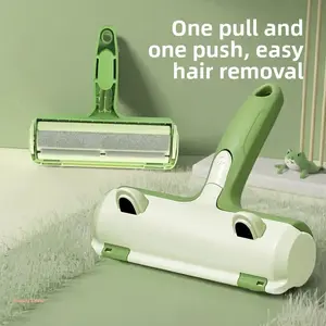 Chewy Crew Roller Pet Hair Remover Reusable Lint Roller for Couch Car Clothes Electrostatic Hair Removal No Sticky Sheets Saves Money