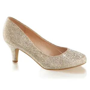 2 Inch Heel DORIS-06 Nude Glitter