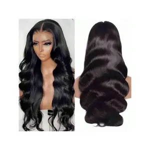 36-40Inch 13X4 Ear to Ear Body Wave Lace Front Wigs Human Hair 200% HD Transparent Frontal Glueless Air Wigs Human Hair with Baby Hair for Women High Density Brazilian Virgin Human Hair Wig SHEIN