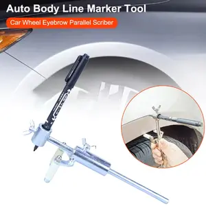 Car Body Line Marking Tool, Dent Repair, Wheel Arch Lining Scraper, Car Wheel Arch Lining Blade, Automotive Body Line Marker, Car Wheel Eyebrow Parallel Scriber