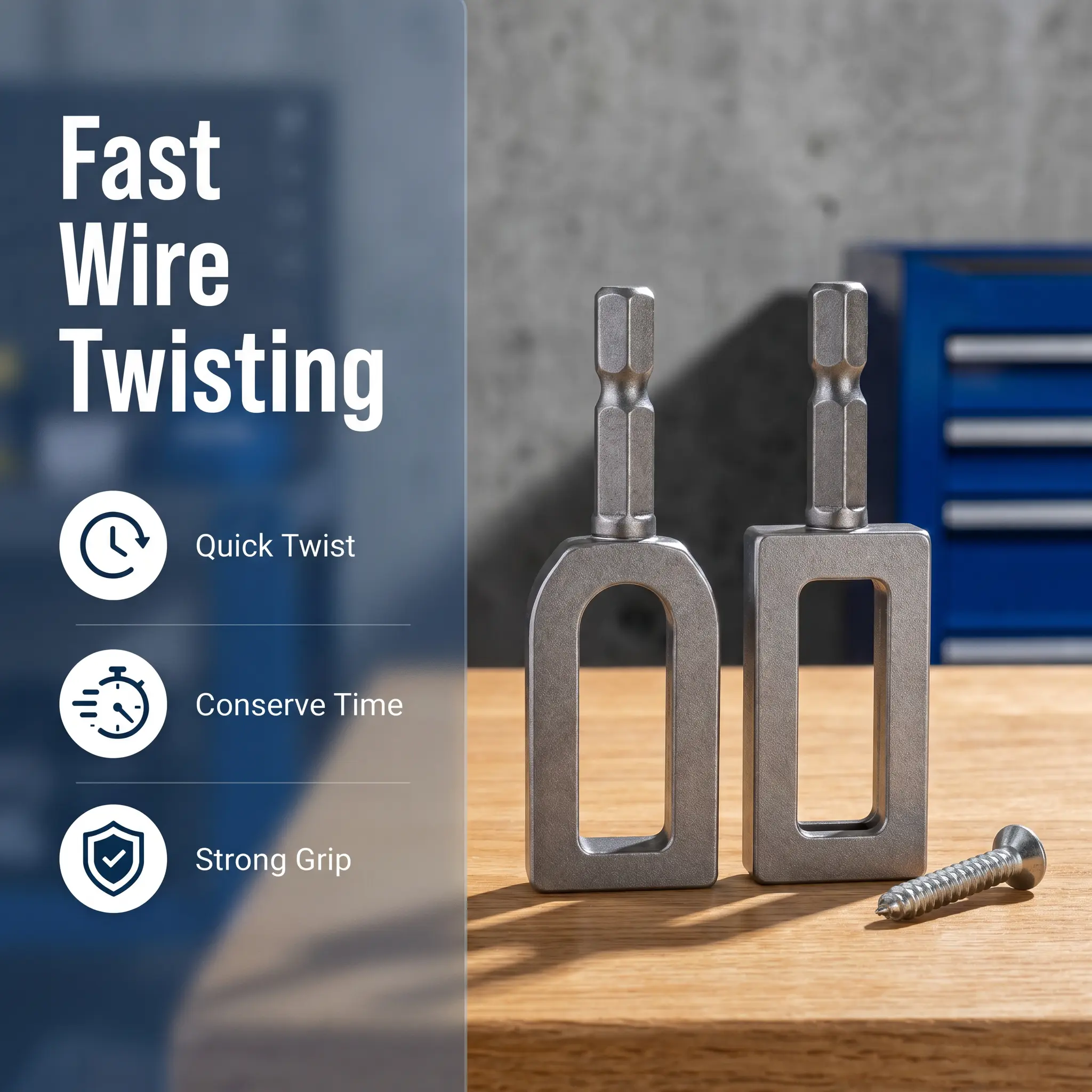 Multifunctional Wire Twister & Knotter – Sizes #9 & #11, Winding Tool with Twisting Sleeve for Large-Diameter Wire