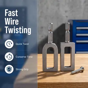 Multifunctional Wire Twister & Knotter – Sizes #9 & #11, Winding Tool with Twisting Sleeve for Large-Diameter Wire