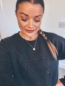 Let Them Embroidered Unisex Crewneck Sweatshirts Printed in the USA