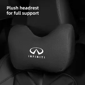 Car Headrest Neck Support Pillow Breathable Comfortable For Infiniti QX50 QX60 Q70L QX70 QX55 Q50 FX35 Q30 G37 JX35 G35 Q60 QX80 QX30 ESQ G25 G37 FX37 FX50 EX35 EX25 EX37