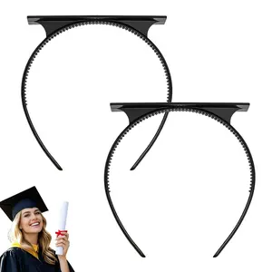 Upgraded 2-Pack Graduation-Cap Headband - Secures Your Hair Style, Graduation Cap Insert, Graduation