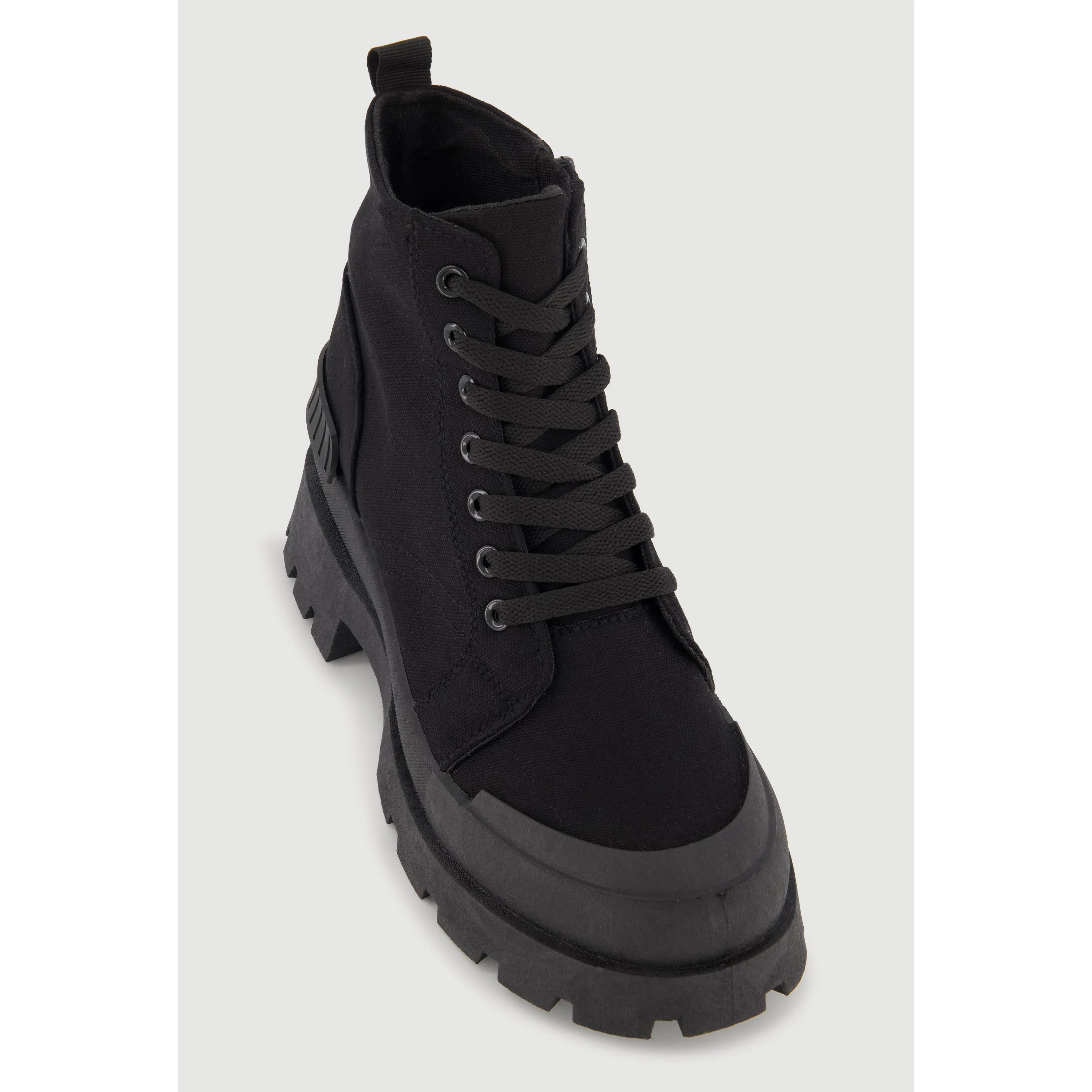 Lace Up Chunky Platform Combat Boots