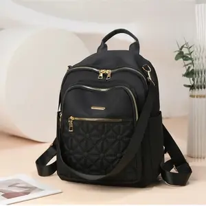 Women's Large Capacity Casual Travel Backpack, Trendy Versatile Oxford Cloth Bag, New Fashion Bookbag for Daily Use