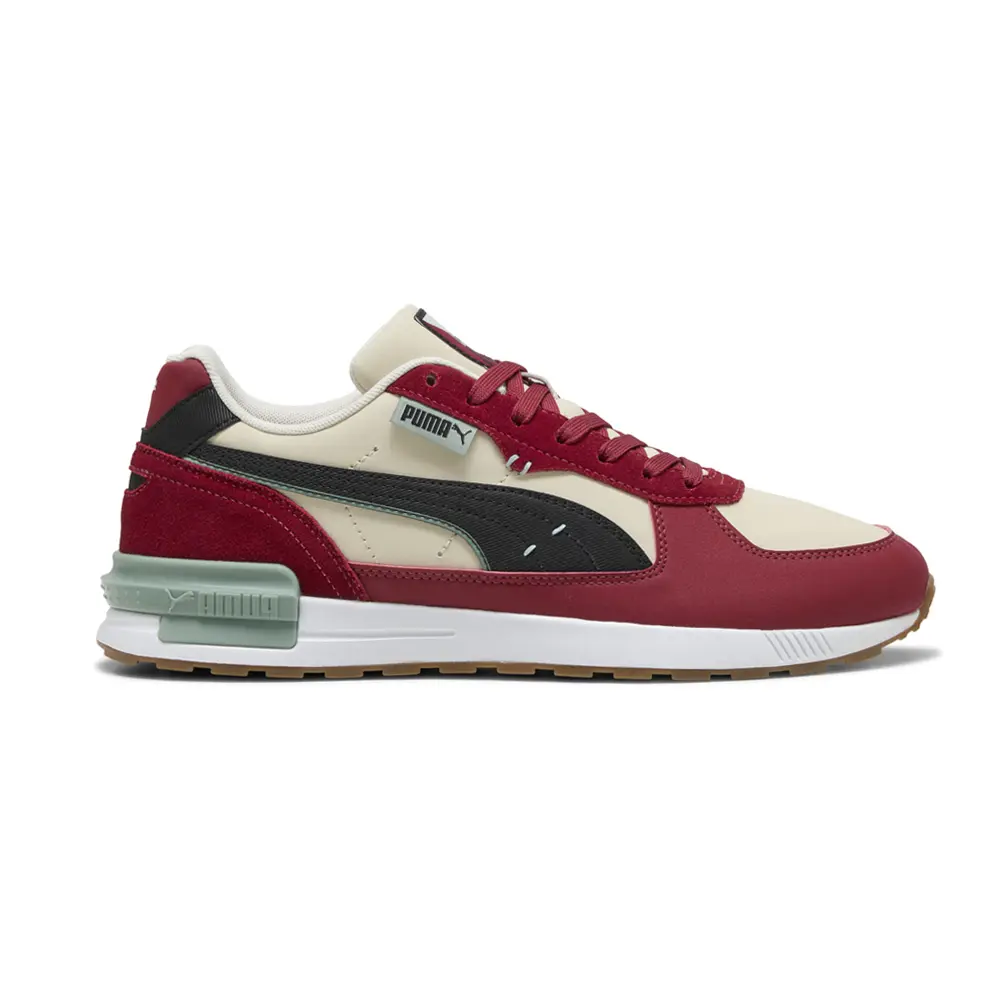 PUMA Mens Graviton Greenside Lace Up Sneakers Shoes Casual - Red