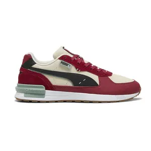 PUMA Mens Graviton Greenside Lace Up Sneakers Shoes Casual - Red