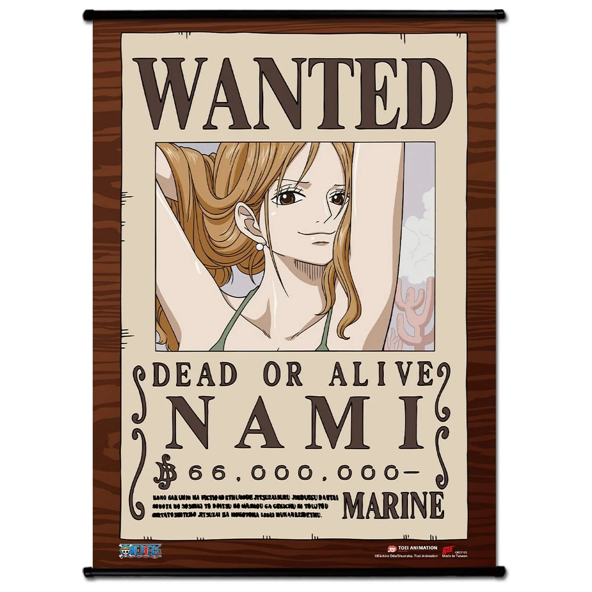 One Piece - Wanted Posters Nami Wall Scroll