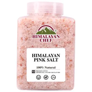 Himalayan Chef Pink Himalayan Salt Coarse Grain, Plastic Jar - 5 lbs