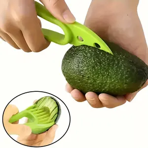No-Mess 3-in-1 Avocado Slicer & Pitter Tool | Safe Splitter for Perfect Slices | Ultimate Meal Prep Hack outdoorfun