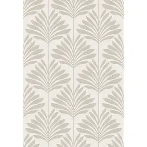 Eco-Friendly Peel and Stick Wallpaper Sheets 11” x 16” Neutral Palm Design 12 Sheets Self-Adhesive Removable for Living Room Bedroom Kitchen Office