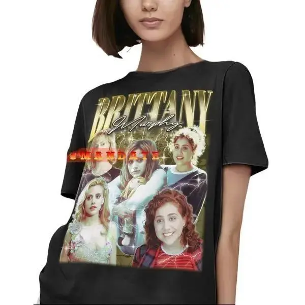 Shop ourBrittany Murphy T-Shirtfor Fans of the Iconic 90s Star Shirt Short Shortsleeve