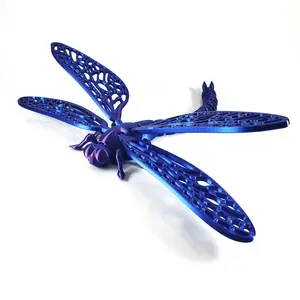 3D Printed Articulating Dragonfly - Home Decor Ornaments