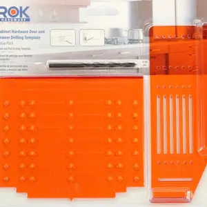 Hardware Knob Handle Pull Drill Mounting Template for Cabinet Doors and Drawers