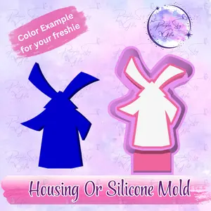 Dutch Windmill Freshie Mold, Flexible Silicone Moulds for DIY Candle & Soap Making, Silicone Molding Moulds