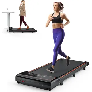 Under Desk Treadmill, Compact & Portable Walking Pad with Remote & LED Display, Quiet Folding Design for Home Office, 300 lbs Capacity