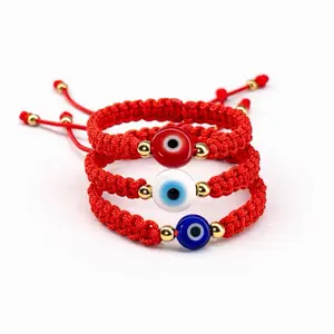 Red Evil Eye Bracelet – Adjustable Protection Bracelet Handmade