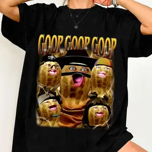 The Burnt Peanut GOOP Bungulato Homage Shirt, Peanut GOOP Bungulato 90s Bootleg Shirt, Internet Viral Meme Trendy Shirt, Weirdcore Humor