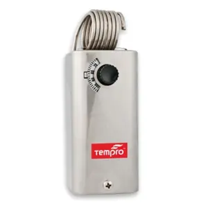 Tempro TP501 Line Voltage 30 to 110 Degree F Steel housing SPDT Thermostat